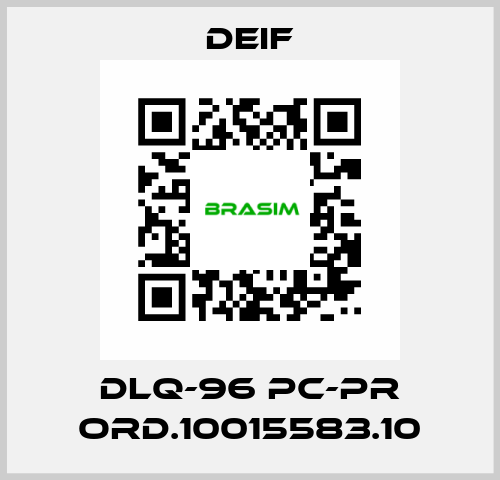 DLQ-96 pc-PR ord.10015583.10 Deif