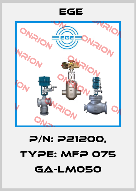 p/n: P21200, Type: MFP 075 GA-LM050 Ege
