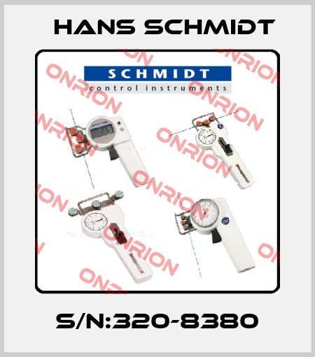 S/N:320-8380 Hans Schmidt