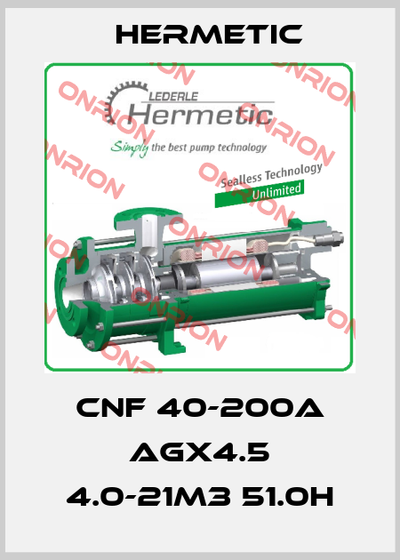 CNF 40-200A AGX4.5 4.0-21m3 51.0H Hermetic