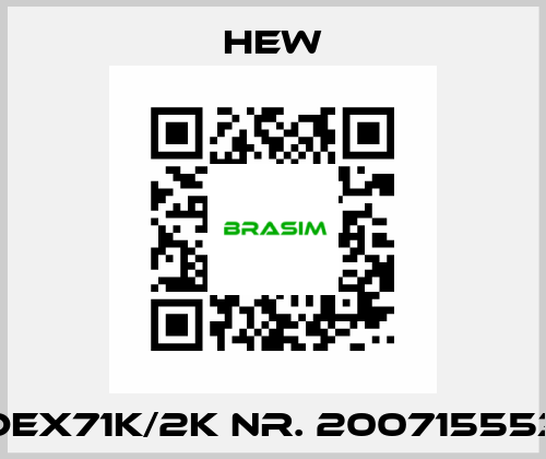 DEX71K/2K Nr. 200715553 HEW