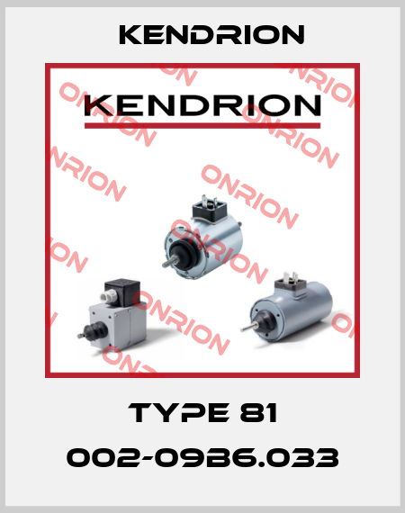 Type 81 002-09B6.033 Kendrion