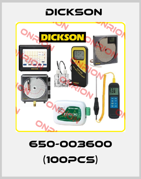650-003600 (100pcs) Dickson