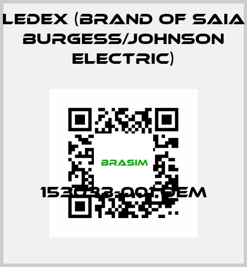 153033-001 OEM Ledex (brand of Saia Burgess/Johnson Electric)