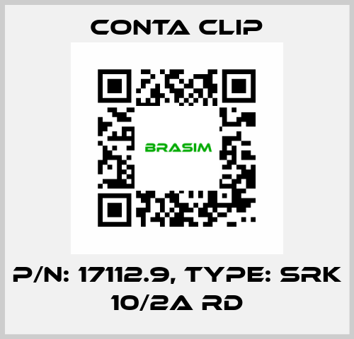 P/N: 17112.9, Type: SRK 10/2A RD Conta Clip