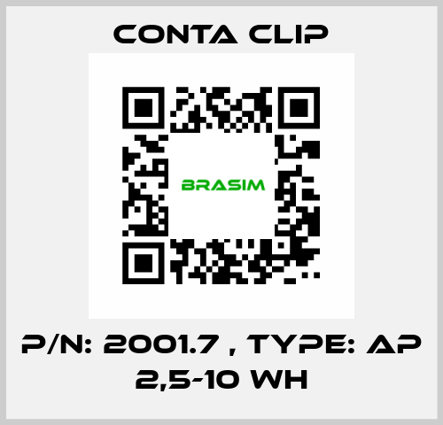 P/N: 2001.7 , Type: AP 2,5-10 WH Conta Clip