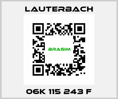 06K 115 243 F Lauterbach