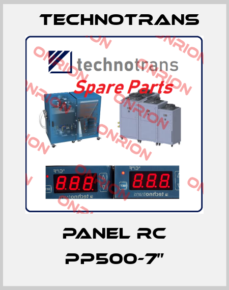 Panel RC PP500-7” Technotrans