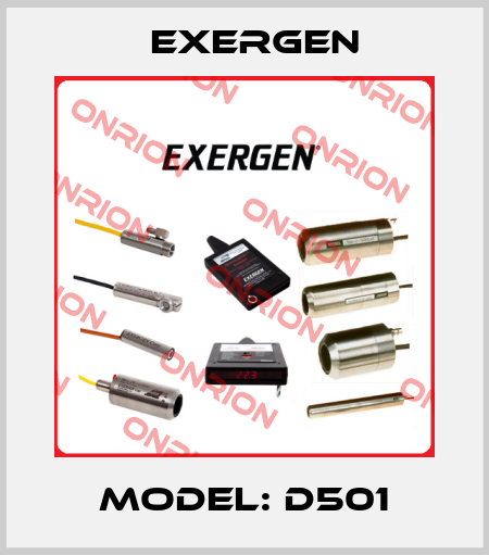 model: D501 Exergen