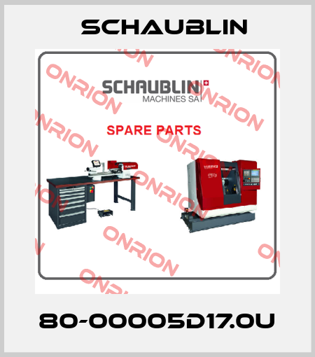 80-00005D17.0U Schaublin