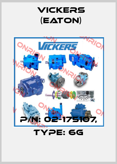 P/N: 02-175107, Type: 6G Vickers (Eaton)