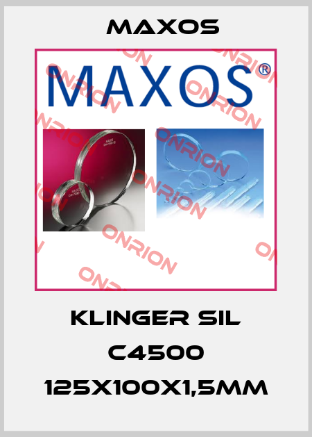 Klinger SIL C4500 125x100x1,5mm Maxos