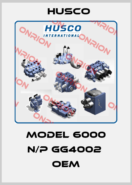 MODEL 6000 N/P GG4002  OEM Husco