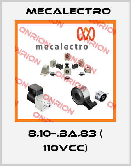 8.10−.BA.83 ( 110Vcc) Mecalectro