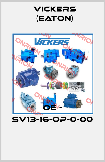 OE - SV13-16-OP-0-00  Vickers (Eaton)