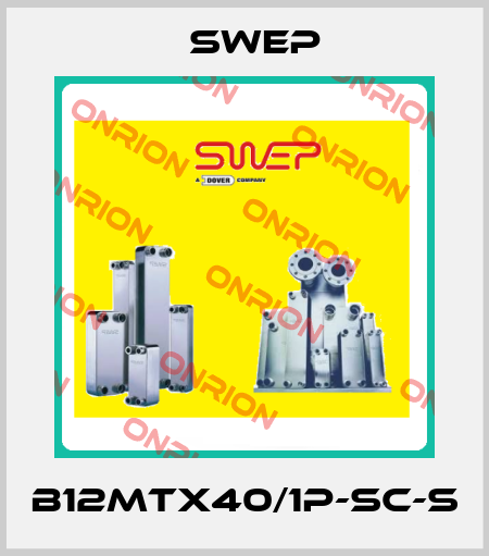 B12MTx40/1P-SC-S Swep