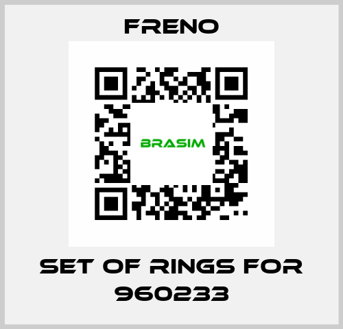 Set of rings for 960233 Freno