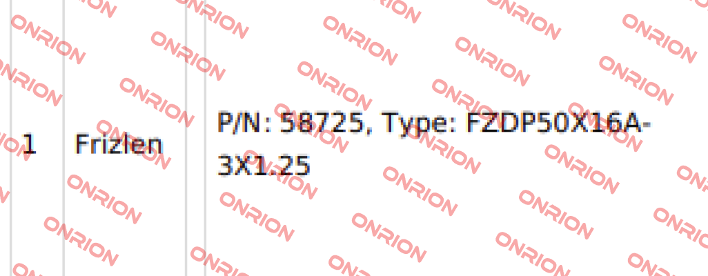 P/N: 58725, Type: FZDP50X16A-3X1.25-big