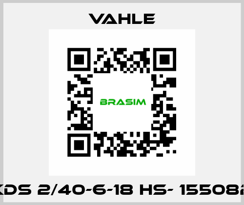 KDS 2/40-6-18 HS- 155082 Vahle