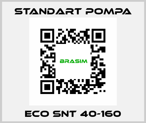 ECO SNT 40-160 STANDART POMPA