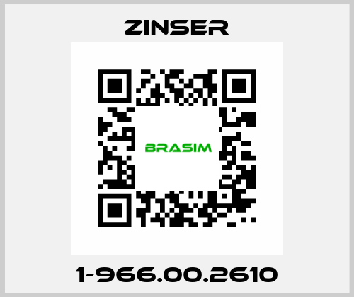 1-966.00.2610 Zinser