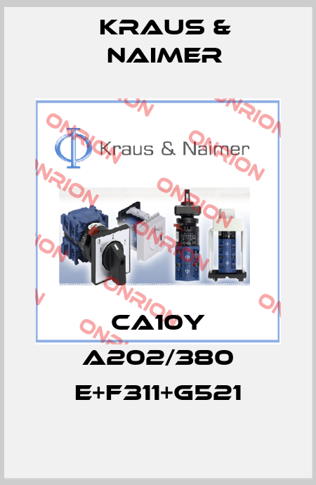 CA10Y A202/380 E+F311+G521 Kraus & Naimer
