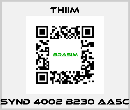 SYND 4002 B230 AA5C Thiim