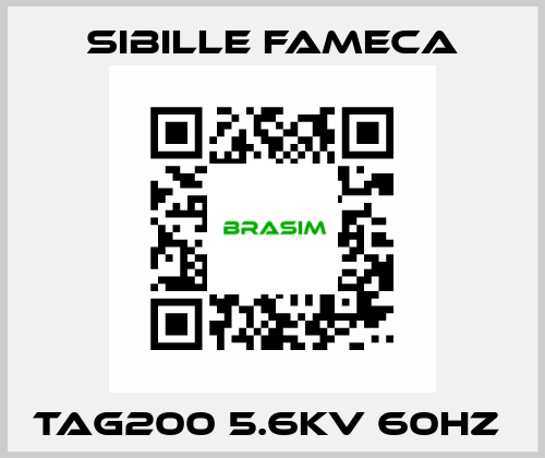 TAG200 5.6KV 60HZ  Sibille Fameca