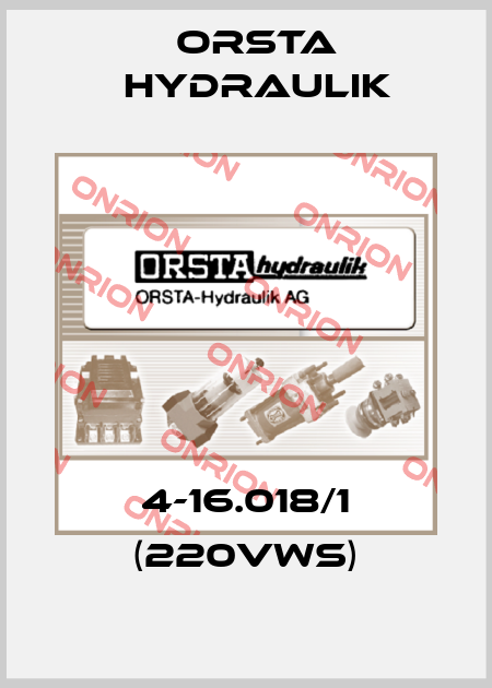 4-16.018/1 (220VWS) Orsta Hydraulik