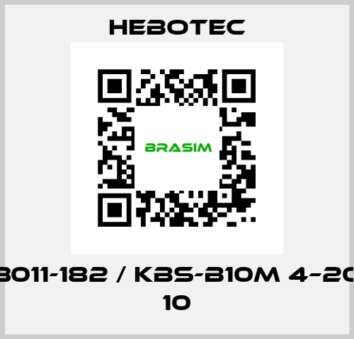 3011-182 / KBS-B10M 4–20 10 HEBOTEC