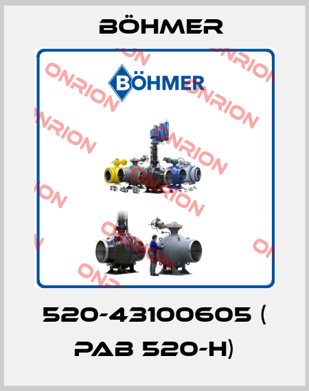 520-43100605 ( PAB 520-H) Böhmer