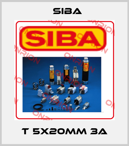 T 5x20mm 3A Siba