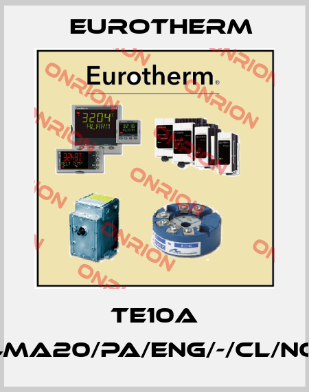 TE10A 16A/230V/4MA20/PA/ENG/-/CL/NOFUSE/-//00 Eurotherm