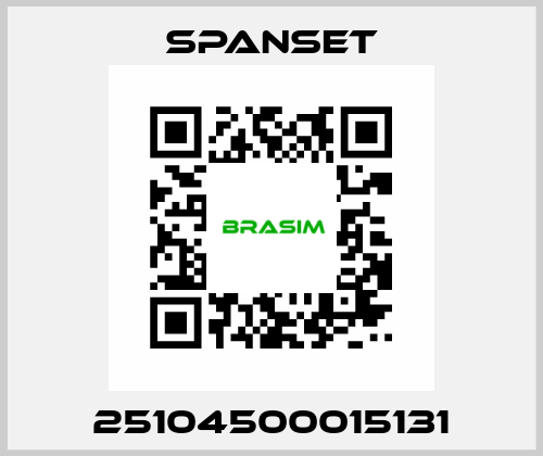 25104500015131 SpanSet