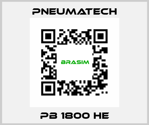 PB 1800 HE Pneumatech