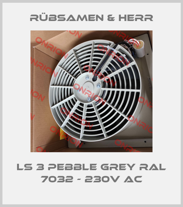 LS 3 pebble grey RAL 7032 - 230V AC-big