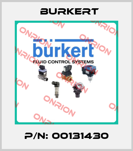 P/N: 00131430 Burkert