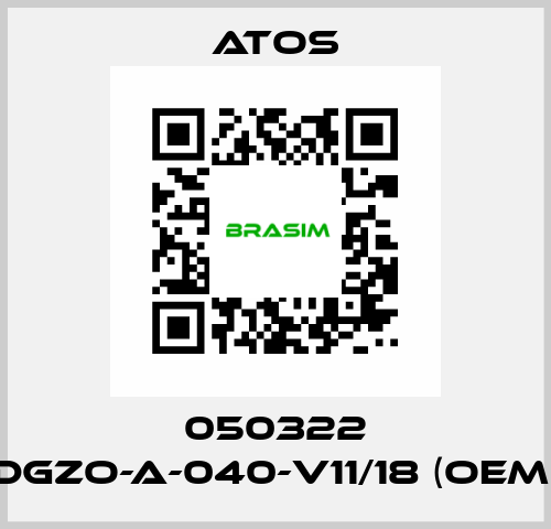 050322 DGZO-A-040-V11/18 (OEM) Atos