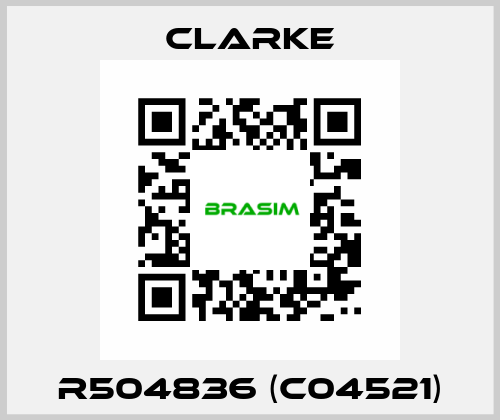  R504836 (C04521) Clarke