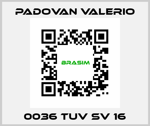 0036 TUV SV 16 PADOVAN VALERIO