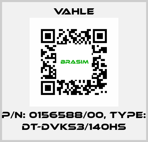 P/n: 0156588/00, Type: DT-DVKS3/140HS Vahle