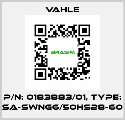 P/n: 0183883/01, Type: SA-SWNG6/50HS28-60 Vahle