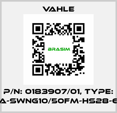 P/n: 0183907/01, Type: SA-SWNG10/50FM-HS28-60 Vahle