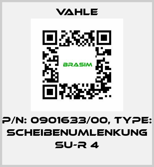 P/n: 0901633/00, Type: SCHEIBENUMLENKUNG SU-R 4 Vahle