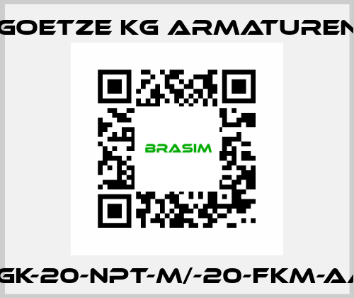 810SGK-20-NPT-M/-20-FKM-AA3-16 Goetze KG Armaturen