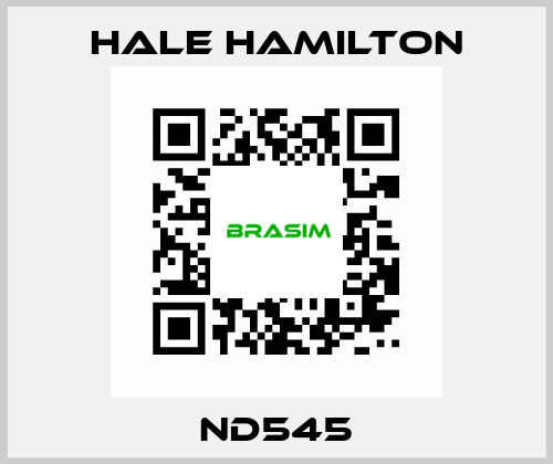 ND545 HALE HAMILTON