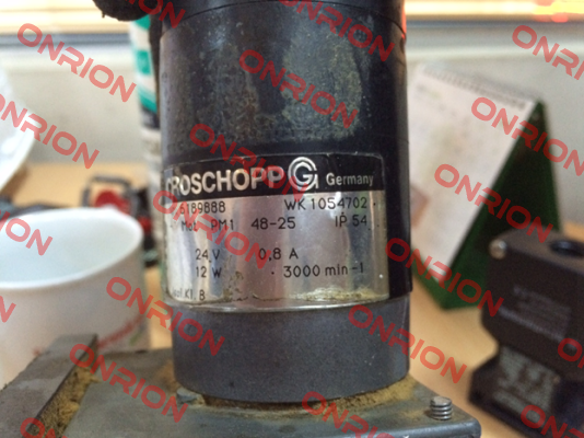 TYP: PM1 48-25, 24 V DC, 3000 U, 12 W, B14, IP54, MOTOR GEWICKELT NACH WK 1054702 - OEM-big