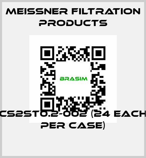 CS2ST0.2-002 (24 each per case) Meissner Filtration Products