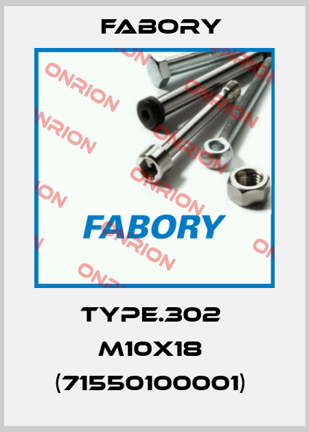 TYPE.302  M10X18  (71550100001)  Fabory