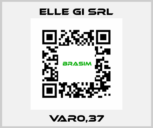 VAR0,37 ELLE GI SRL